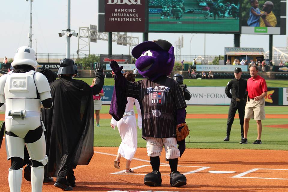 Photo courtesy of the Louisville Bats Facebook Page