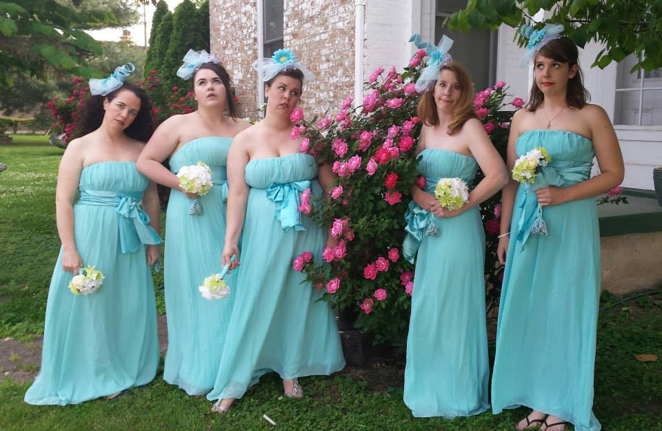 Five Women Wearing the Same Dress
