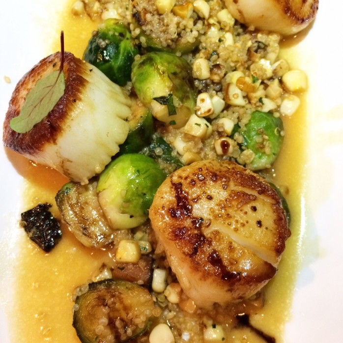 Scallops from Napa River Grill 