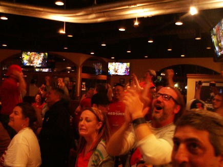The cheers grew louder the closer the Cards were to victory.