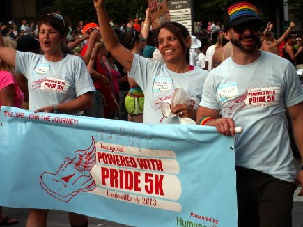 A new event to the KPF Pride Festival, the Powered with Pride 5K held their inaugural run/walk in Cherokee Park Saturday morning.