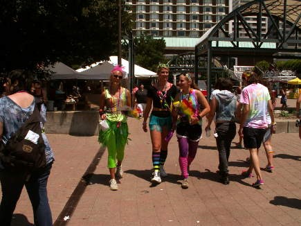 Candy colors are always on trend at Pride.