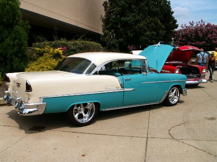 And of course, you can&#039;t have a car show without a Tri-Five Chevy or three.