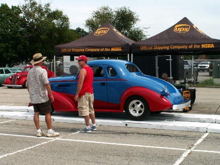 NSRA members could have their rods weighed by UPS for charity.