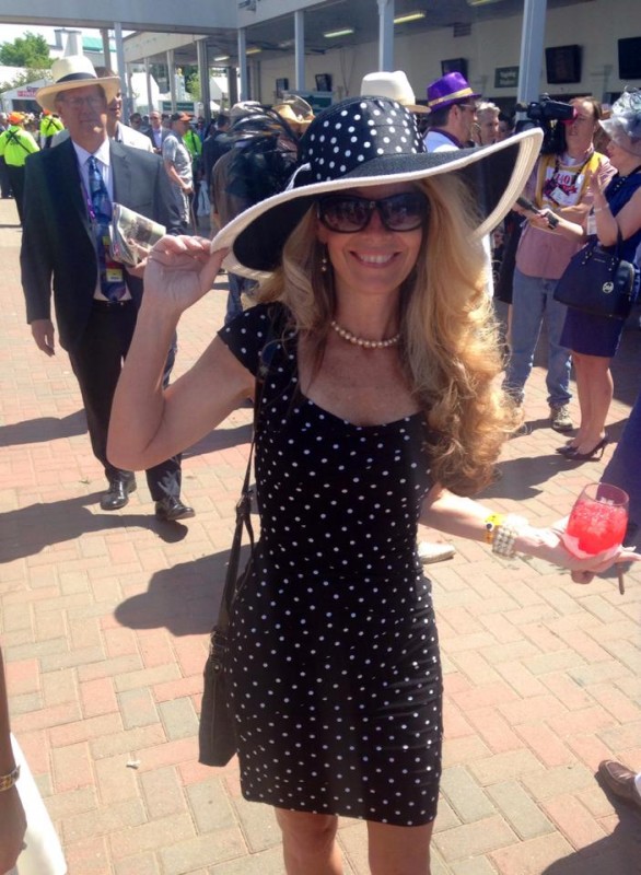 Polka dots are popular this year.