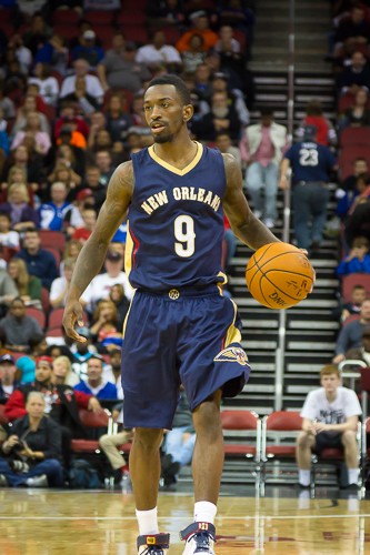 Russ Smith in quite a different uniform than we are used to.