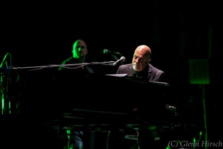 Billy Joel spent most of the evening at the piano