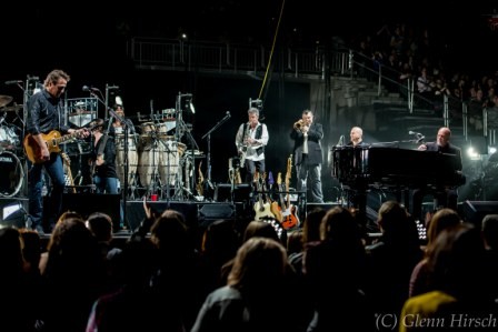 Billy Joel&#039;s full band performed