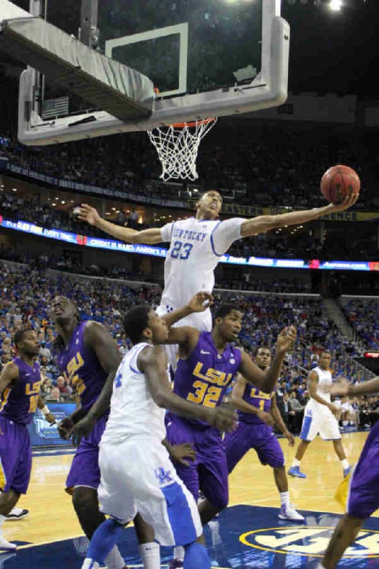 Davis&#039; reach is incredible