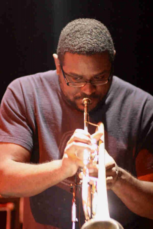 Dennis Marion brings it home with the trumpet