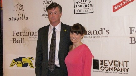 Shawn Grant and Wife, of Doneshaw Farm, one of the sponsors of the event.