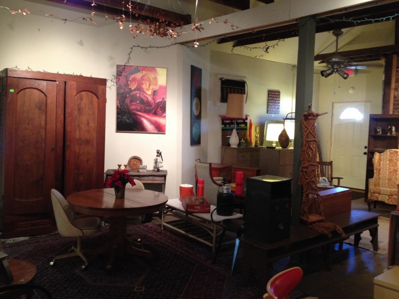 Some of the vintage furniture available at GreenHaus