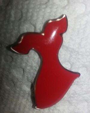 Go Red For Women dress pin