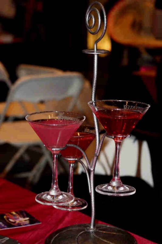 Hotel Night Club offered samples of signature drinks available for receptions