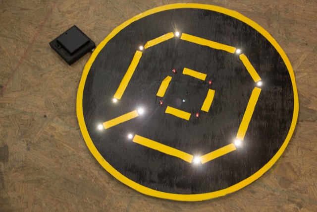Landing pad created by some of the Makers