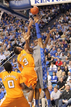 Terrance got a jump on UT to score two