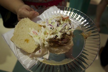 Pulled pork and slaw by Shenanigans