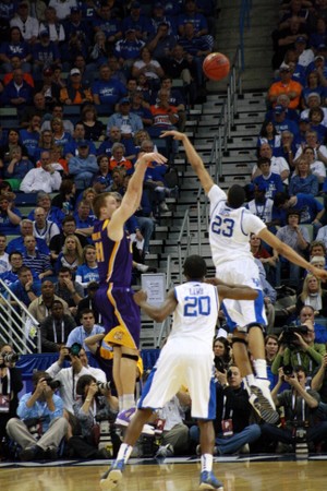 Davis starts the block party.