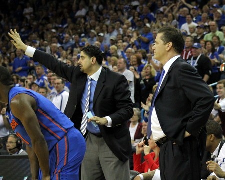 The coaches give their input.