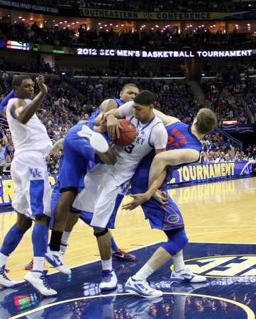 Back to the rugby scrum, errr, basketball action.