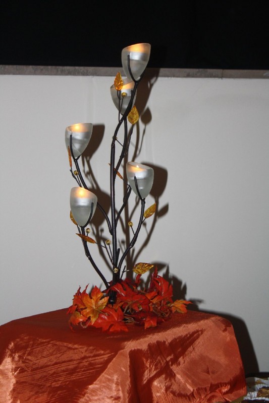Nauture inspired centerpieces to enhance the dining experience