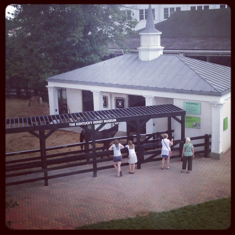 Outside the KY Derby Museum by Amanda Brown