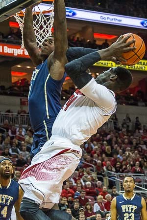 Montrezl Harrell went hard to the hoop.