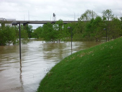 Walkway Under Water Waterfront Park