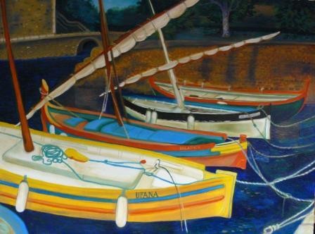 Fishing Boats at Collioure-Brookfield