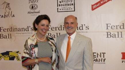 Tom and Betsey Bulleit of Bulleit Bourbon, one of the event&#039;s sponsors.