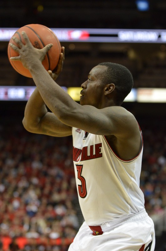 Chris Jones goes up for a three