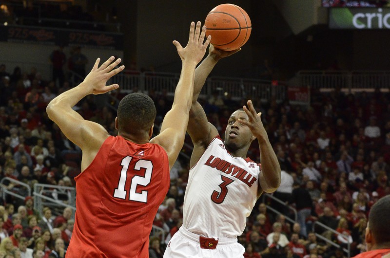 Chris Jones shoots a jumper