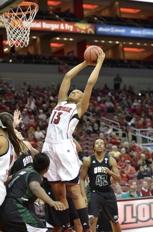 Cortnee Walton goes up for a rebound