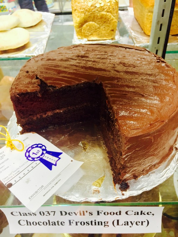 Marolyn Smith won first prize with her Chocolate-Frosted Devil&#039;s Food Cake
