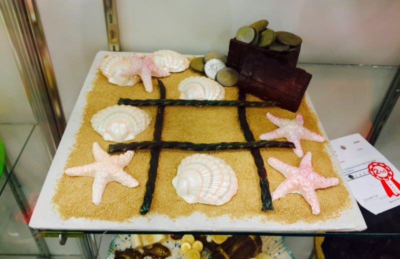 Mary&#039;s second-place winning hand-crafted display takes you straight to beach daydreaming.