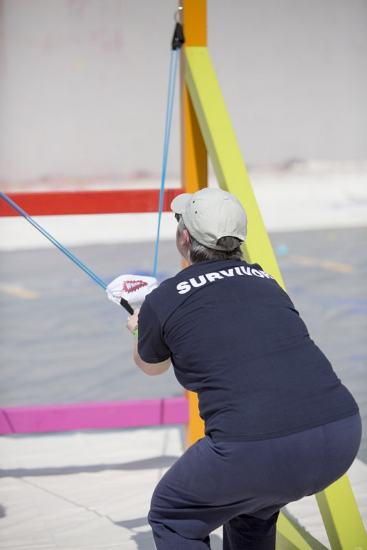 A survivor takes aim