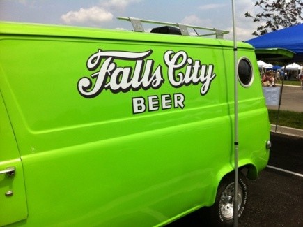 Falls City Beer van… Can’t miss ‘em