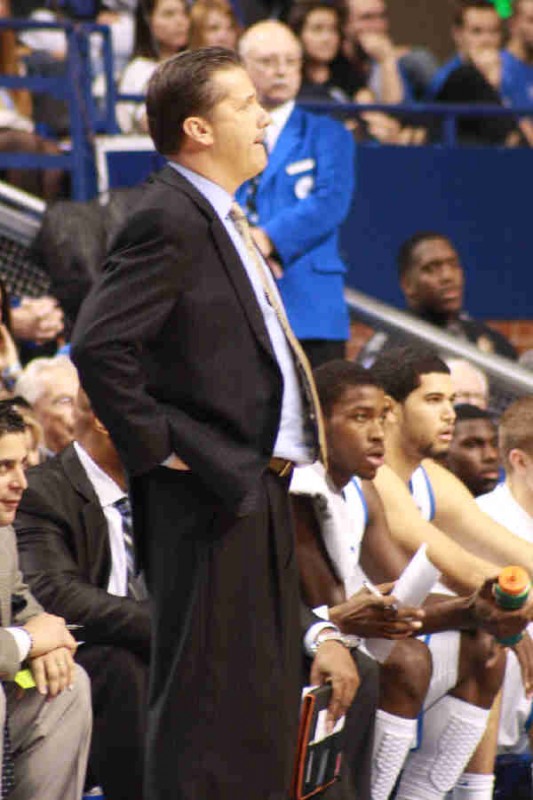 Coach Cal in one his calmer moments