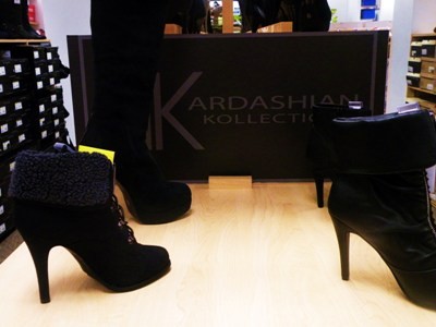 Sample of the Kardashian shoe Kollection - Fall 2011.