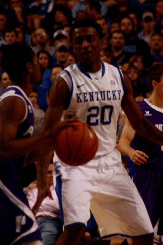 Lamb is busy on the court-helping out his team.