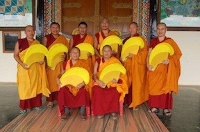 Tibetan monks of Drepung Gomang monastery