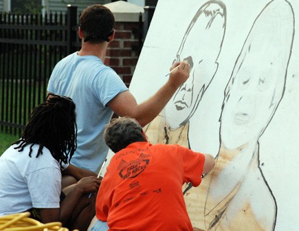 Louisville&#039;s Next Top Neighbor Mural Paintings at United Crescent Hill Ministries