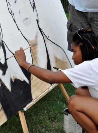 Louisville&#039;s Next Top Neighbor Mural Paintings at United Crescent Hill Ministries