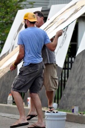 Louisville&#039;s Next Top Neighbor Mural Paintings at United Crescent Hill Ministries
