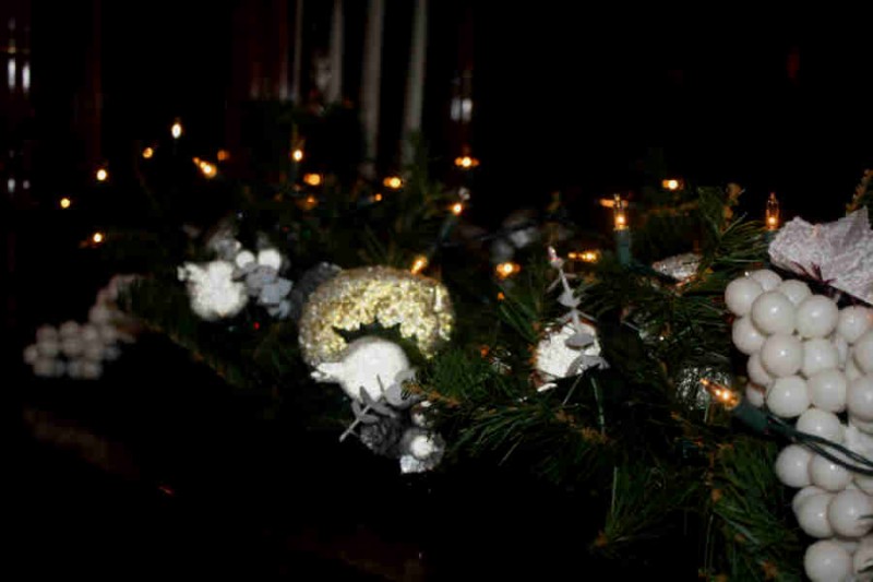 Beautiful light displays on mantles
