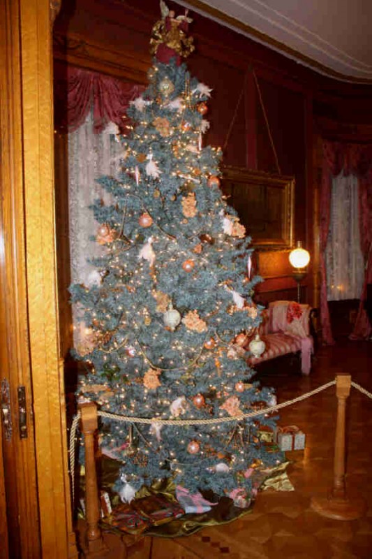 The parlor is decorated with great attention to detail