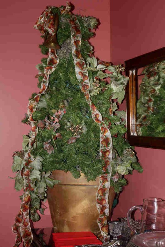 The parlor&#039;s decor is elegant and tasteful