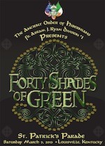 2013 St. Patrick&#039;s Day Parade poster