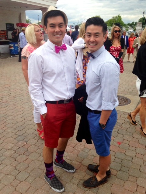 Fashionable gentlemen.
