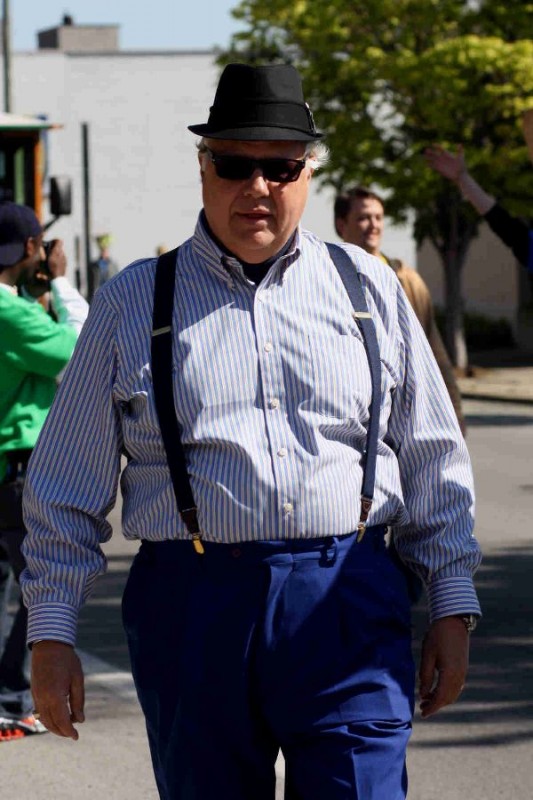 Dr. Randy Strickland was in true Vegas form - looks like a card shark.